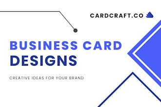 design a professional and minimalist double sided business card