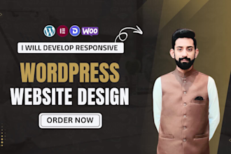 develop a responsive wordpress website design