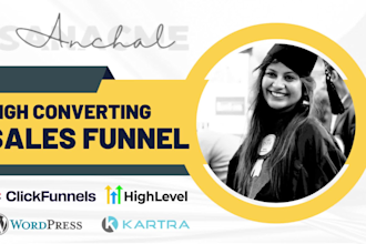 build your gohighlevel sales funnel and website kartra expert