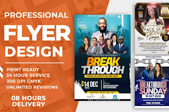 make a party, event flyer, and social media flyer design