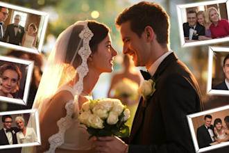 create stunning photo slideshow videos for weddings, birthdays and events