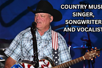 sing your custom country song as an expert country music, singer and songwriter