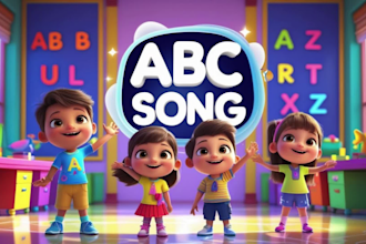 create educational video and kids nursery rhyme video for channel monetization