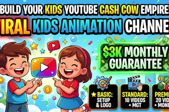 build kids youtube automation cash cow channel with viral kids animation videos