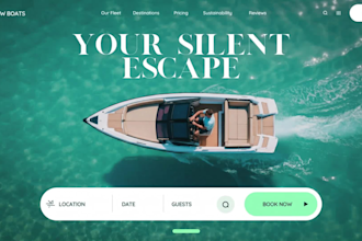 design a professional ai hero banner for your website