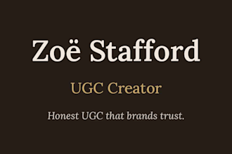 create an honest skincare and beauty ugc video