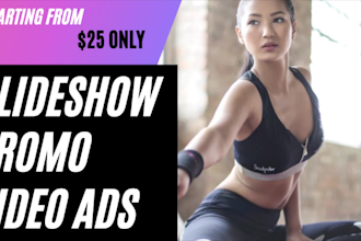 create an amazing slideshow, promo video