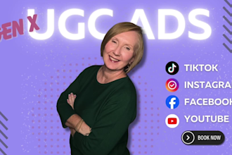 be your mature female ugc creator for tiktok, ig, and facebook
