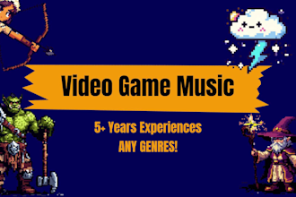 compose custom video game music for any genres and styles