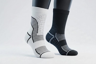 design realistic 3d socks mockups, 3d socks model and render for your brand,