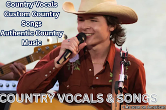 be your authentic country music singer songwriter and guitarist