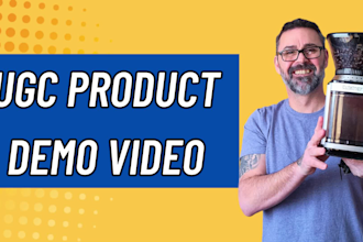 create a product demo or product review video for your brand
