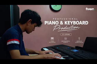 record professional gospel worship and jazz keyboards