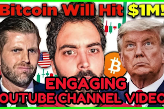 create finance, investment, crypto motivational youtube videos