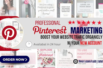 be your pinterest marketing manager and SEO expert