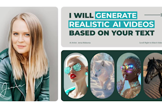 create a short ai video based on your text or image