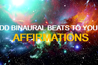 add binaural beats, solfeggio music, nature sounds to your guided meditation