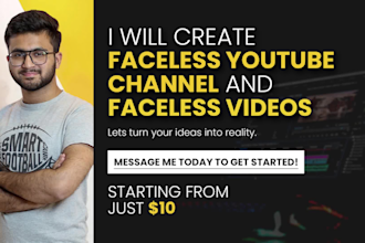 create faceless youtube channel and faceless videos