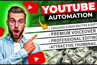 setup youtube automation channel business for you and create cash cow videos
