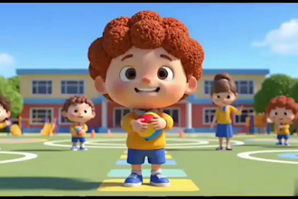 3d animation video 3d kids animation, character animation, animated music video