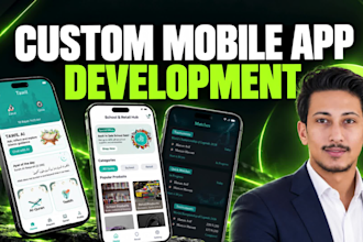 develop a custom mobile app for android and ios