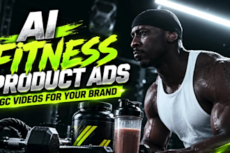 create ai ugc supplement video ads for fitness brands