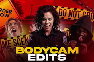 do true crime documentary, bodycam video editing