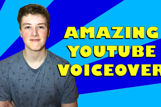 record an amazing youtube video voice over