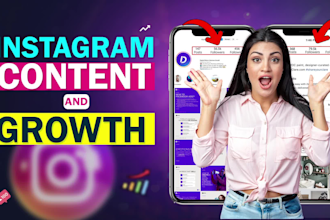 create instagram content and grow your account