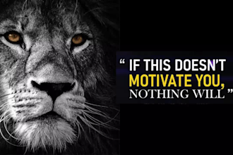 create unique motivational video for your youtube channel