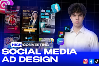 design static ad creatives for meta and google