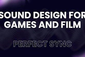 do cinematic sound design and sync