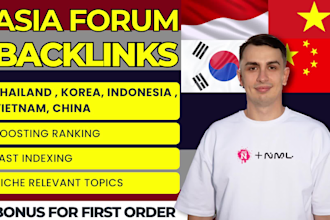 do thailand, korea, indonesia, vietnam, china backlinks for local chinese SEO