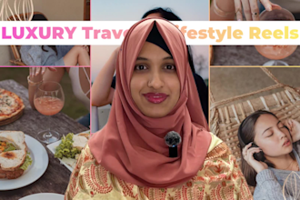 create luxury travel and lifestyle reels for instagram