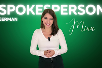 be your german green screen spokesperson