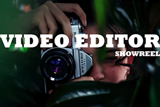create a professional high energy sizzle reel for you
