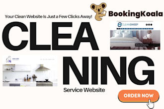 build office cleaning, house cleaning commercial cleaning booking koala website
