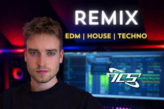 ghost produce an edm, house or techno remix