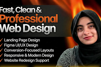 design a high converting figma website UI, landing page UI figma homepage design
