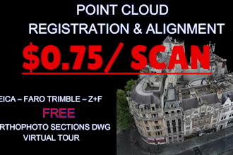 register and align point cloud scans from leica, blk 360, faro, trimble