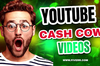 make automated youtube cash cow channel with top 10 faceless cash cow videos