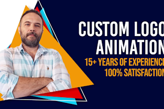 design a professional custom logo animation and video intro