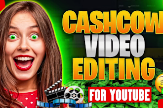 do faceless cash cow video editing for high retention youtube channels