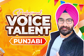 record professional punjabi voice over