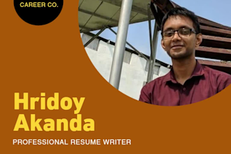 make you a CV or a resume in hours