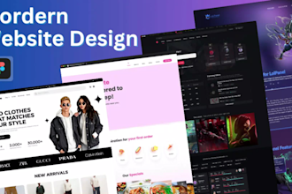 design awesome website or landing page