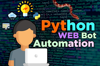 create web automation program or software with python