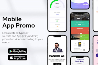 create stunning promo and demo video for your app