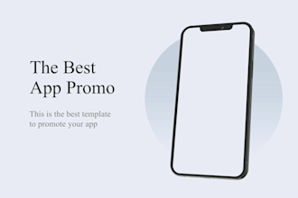 make a app promo video or app explainer video or app promo