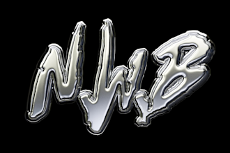 design 3d chrome logo spinning animation